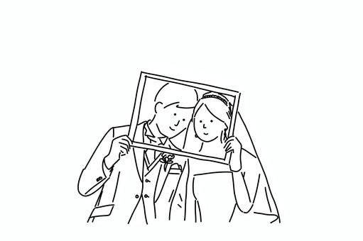 友人の結婚式に夫婦で参列します